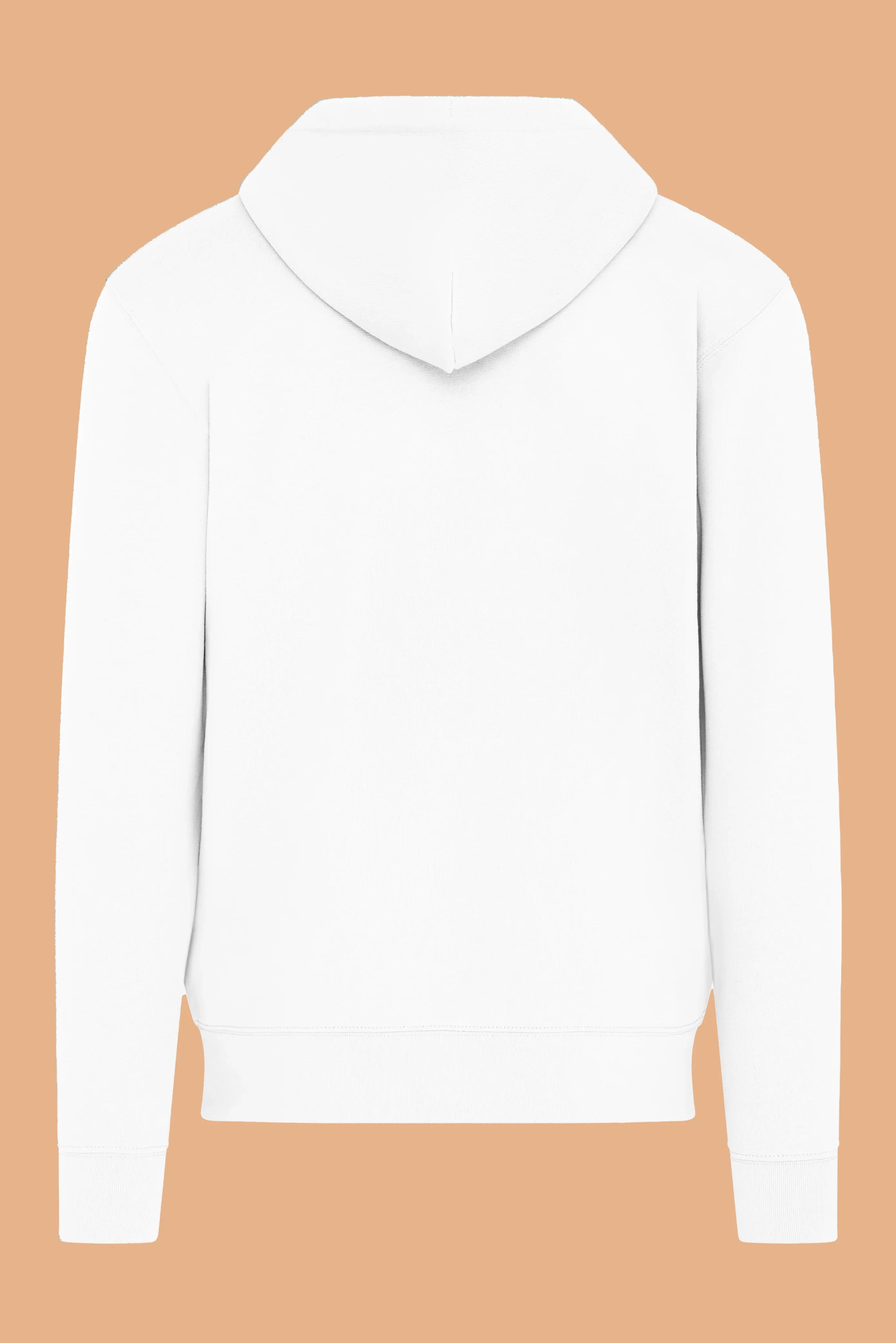Geborduurde P-hoodie met rits