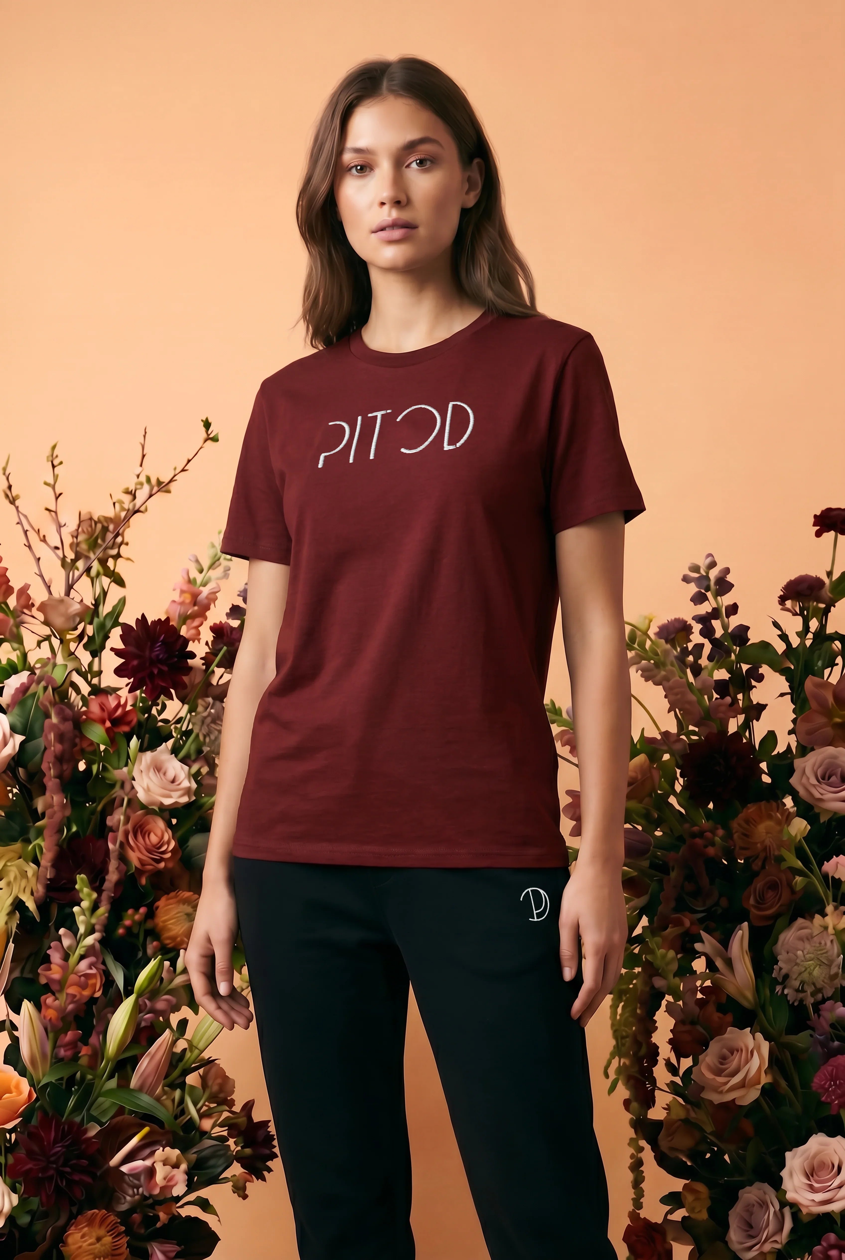 Broderad Pitod T-Shirt