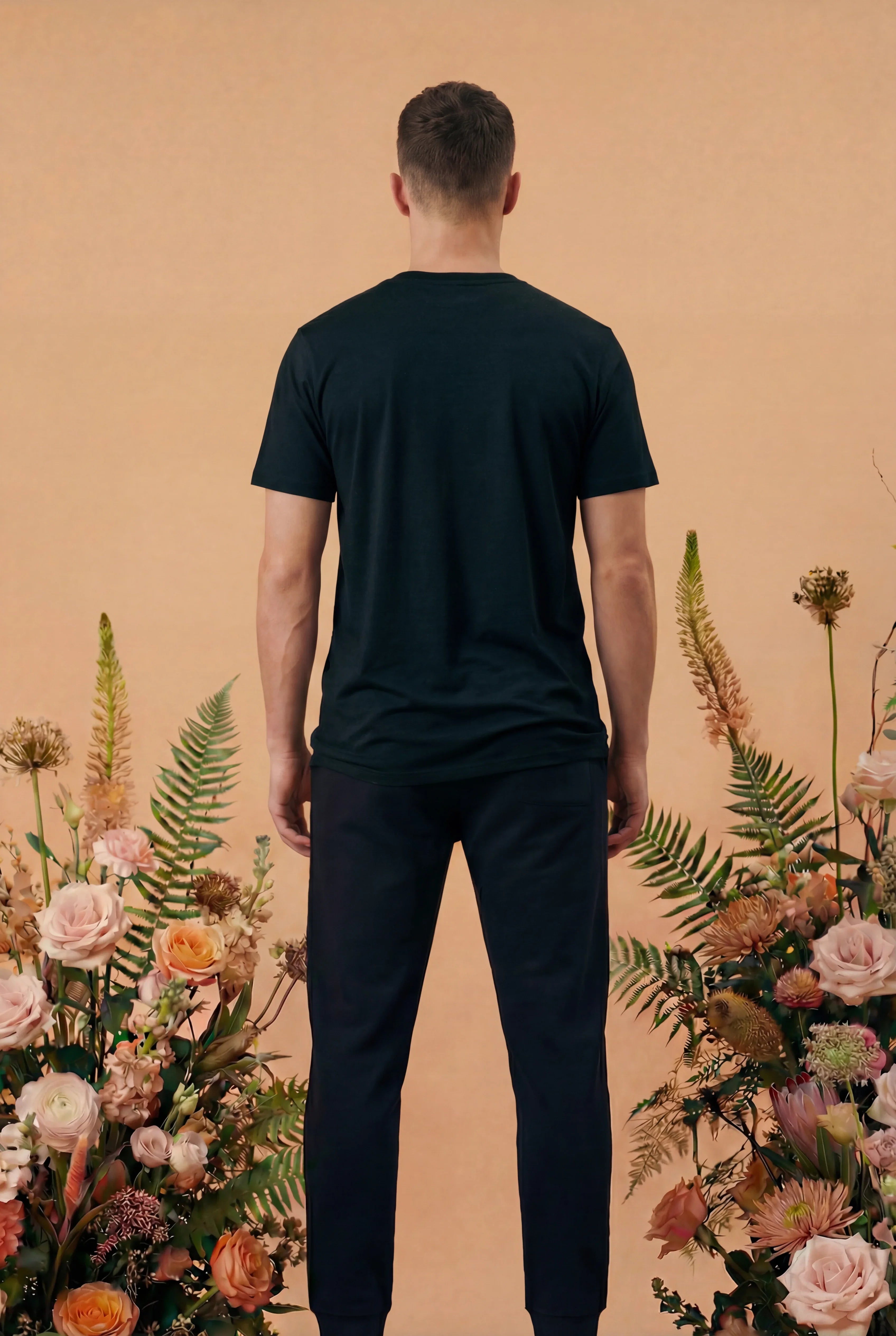 Geborduurd P T-shirt
