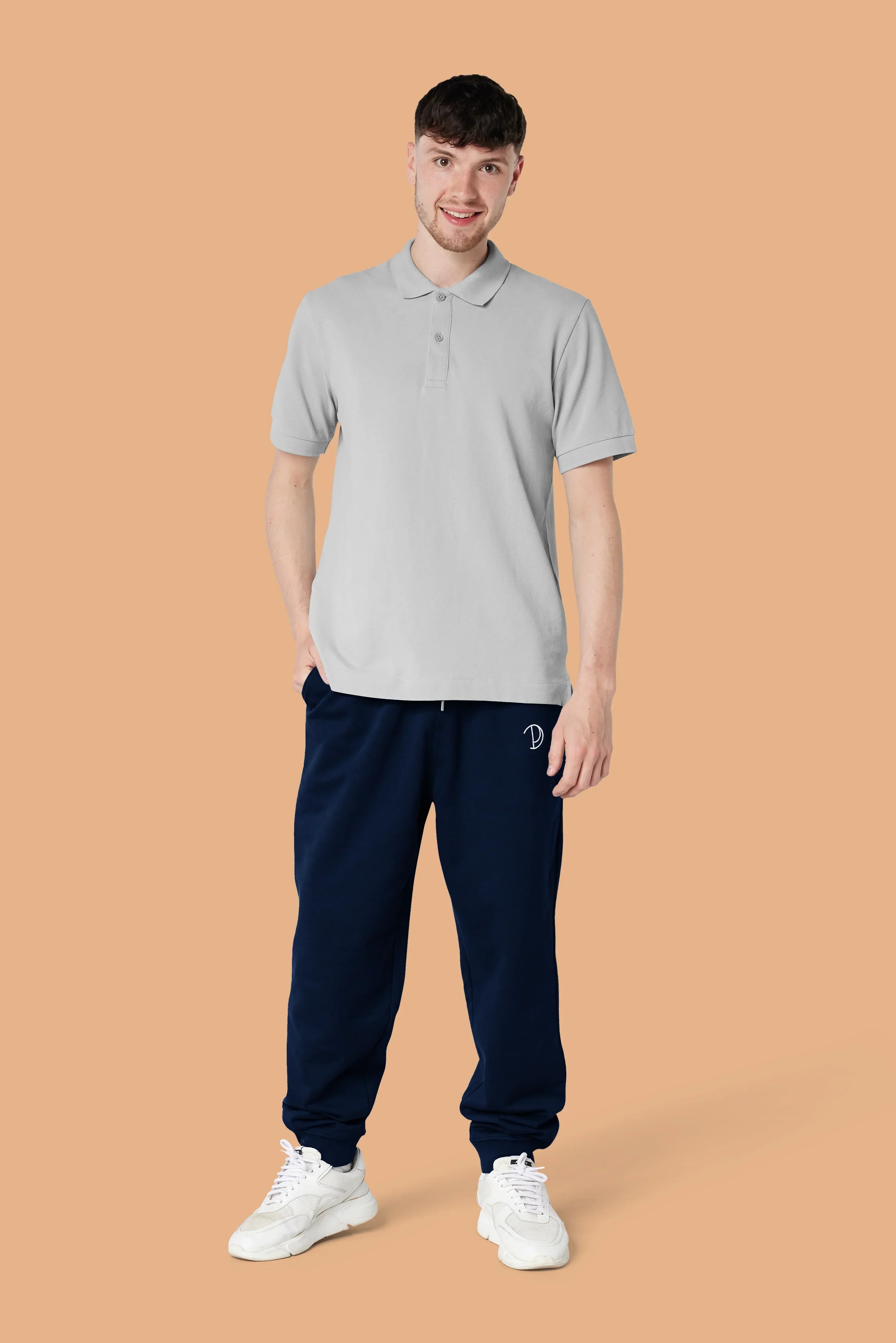 Embroidered P Joggers