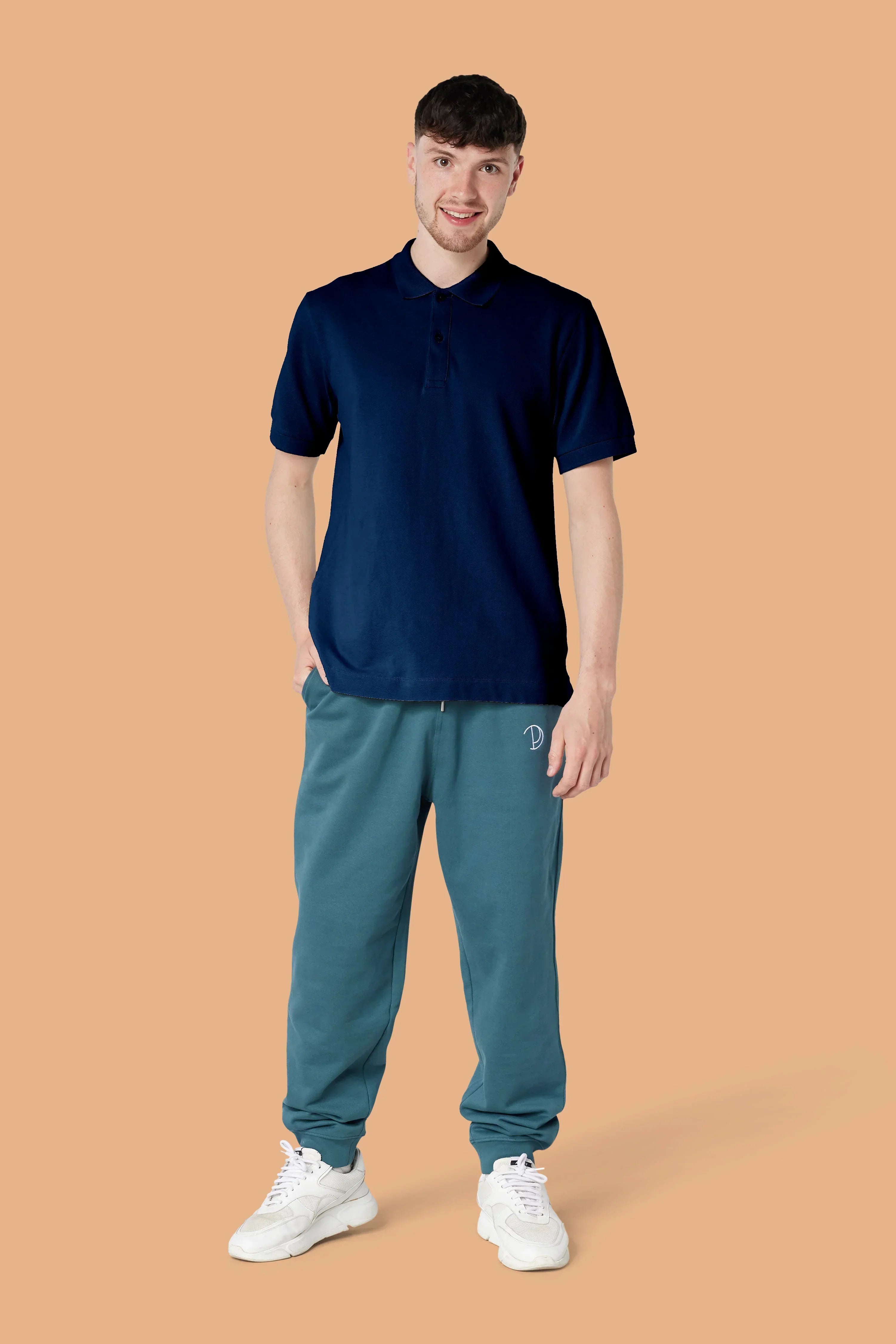 Embroidered P Joggers