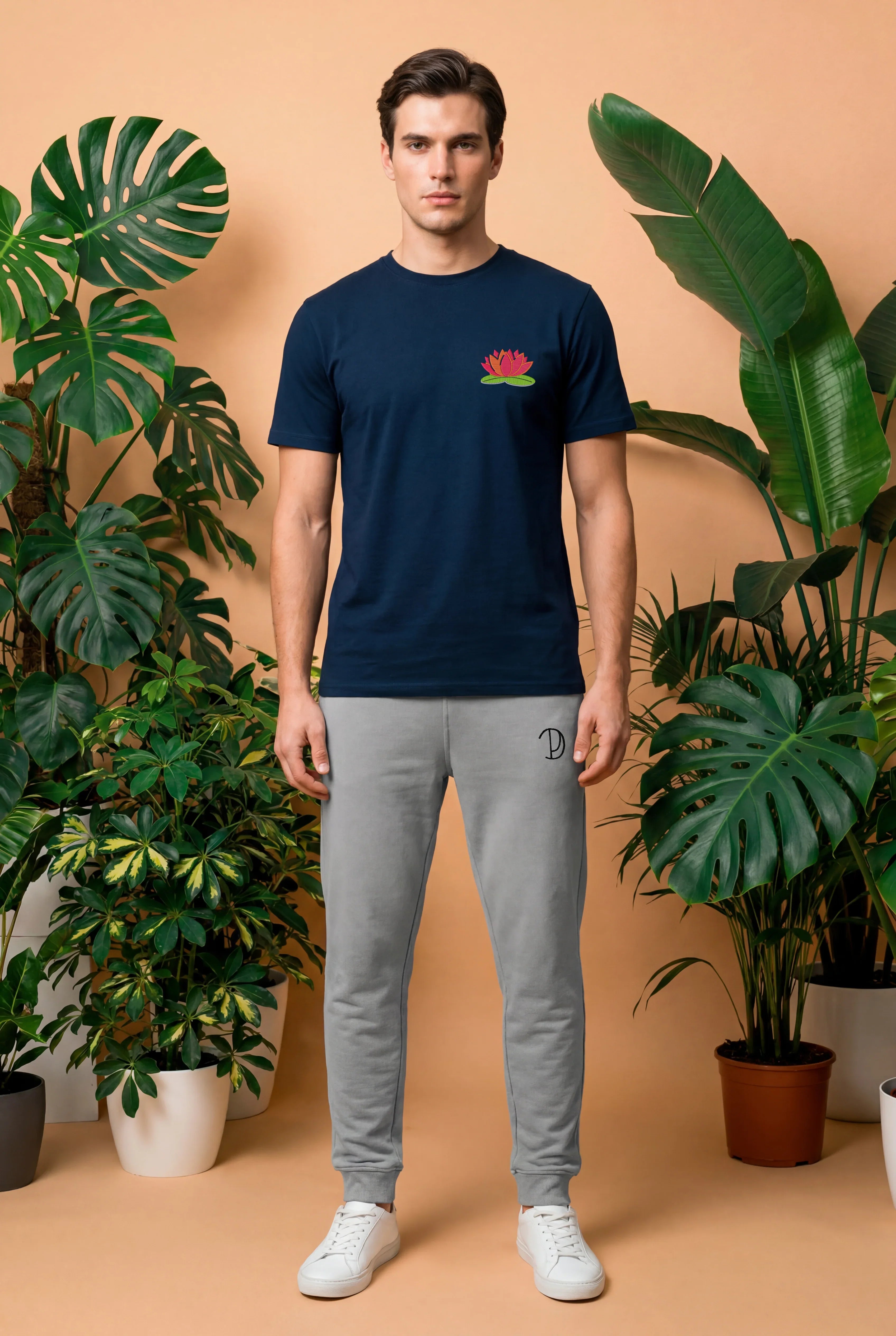 T-shirt med näckrosor