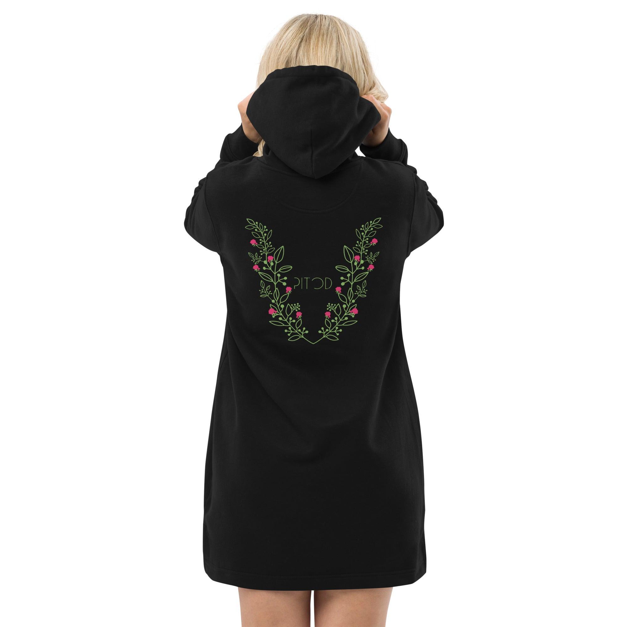 Pitod Flower Tree Hoodie Dress | Hoodie Dress | pitod.com