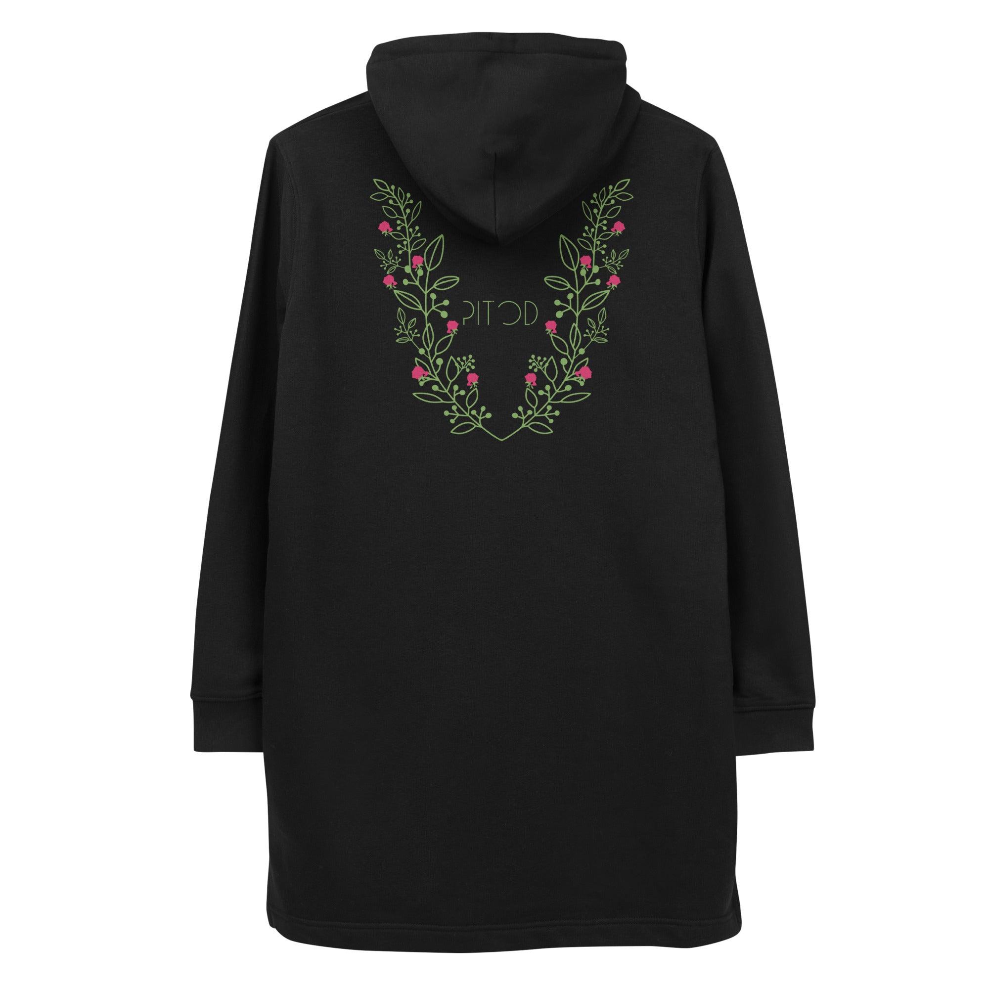Pitod Flower Tree Hoodie Dress | Hoodie Dress | pitod.com