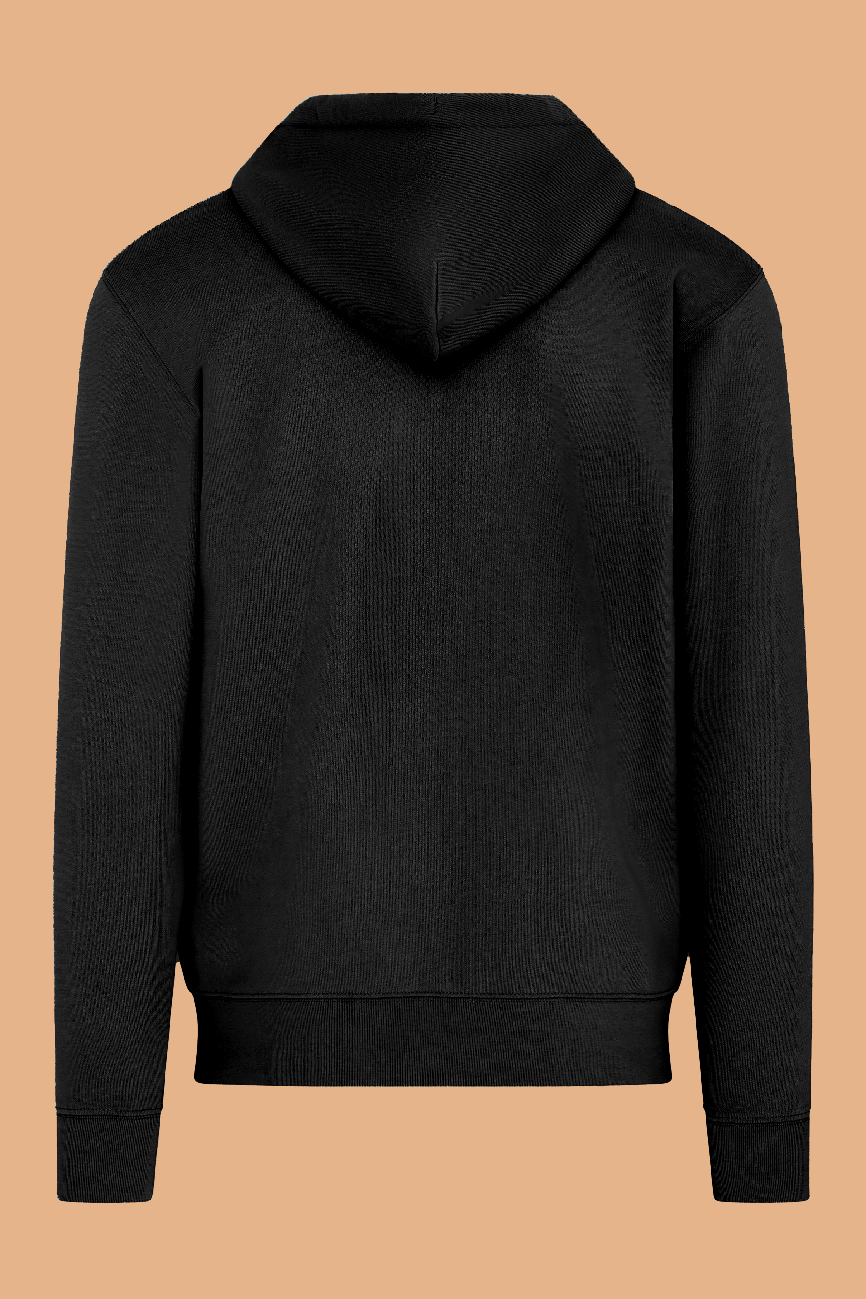 Embroidered P Zip-Up Hoodie