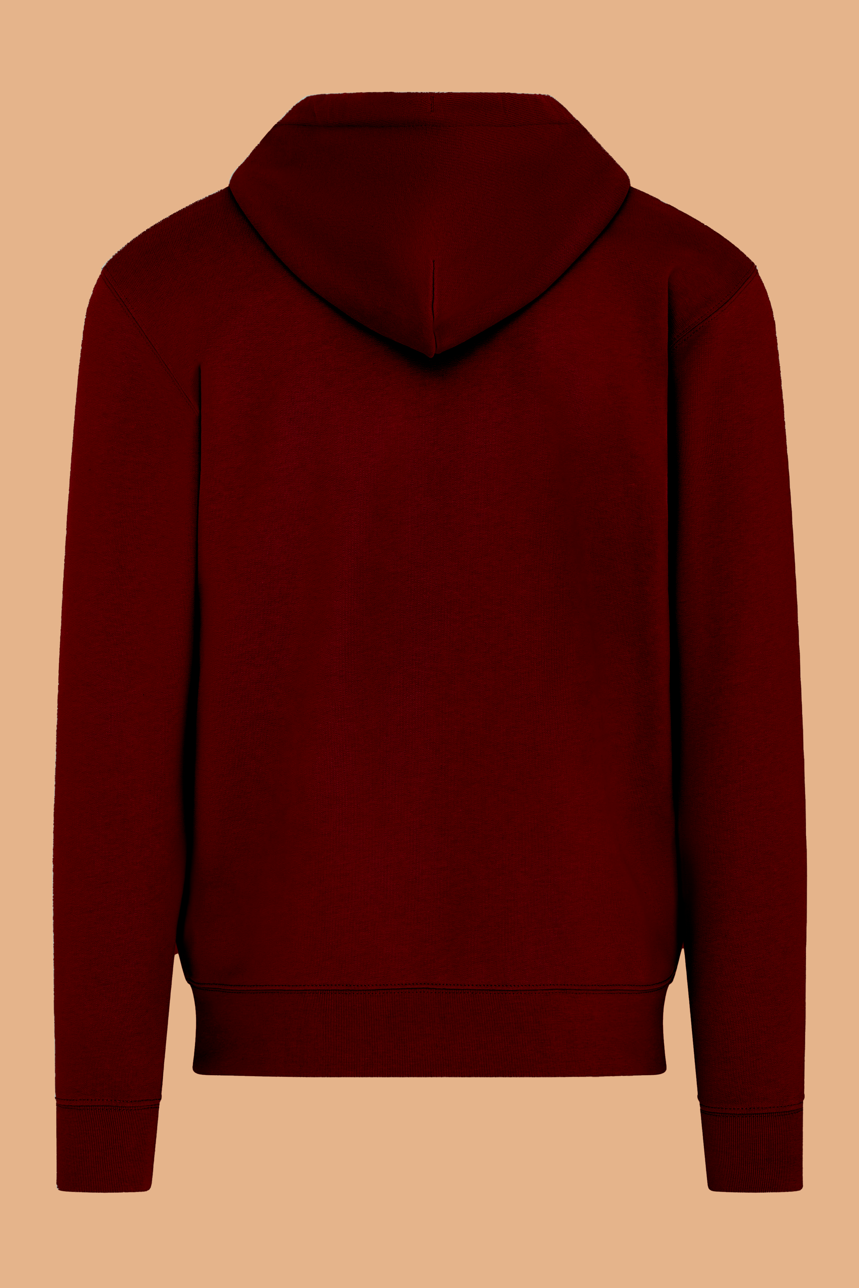 Embroidered P Zip-Up Hoodie