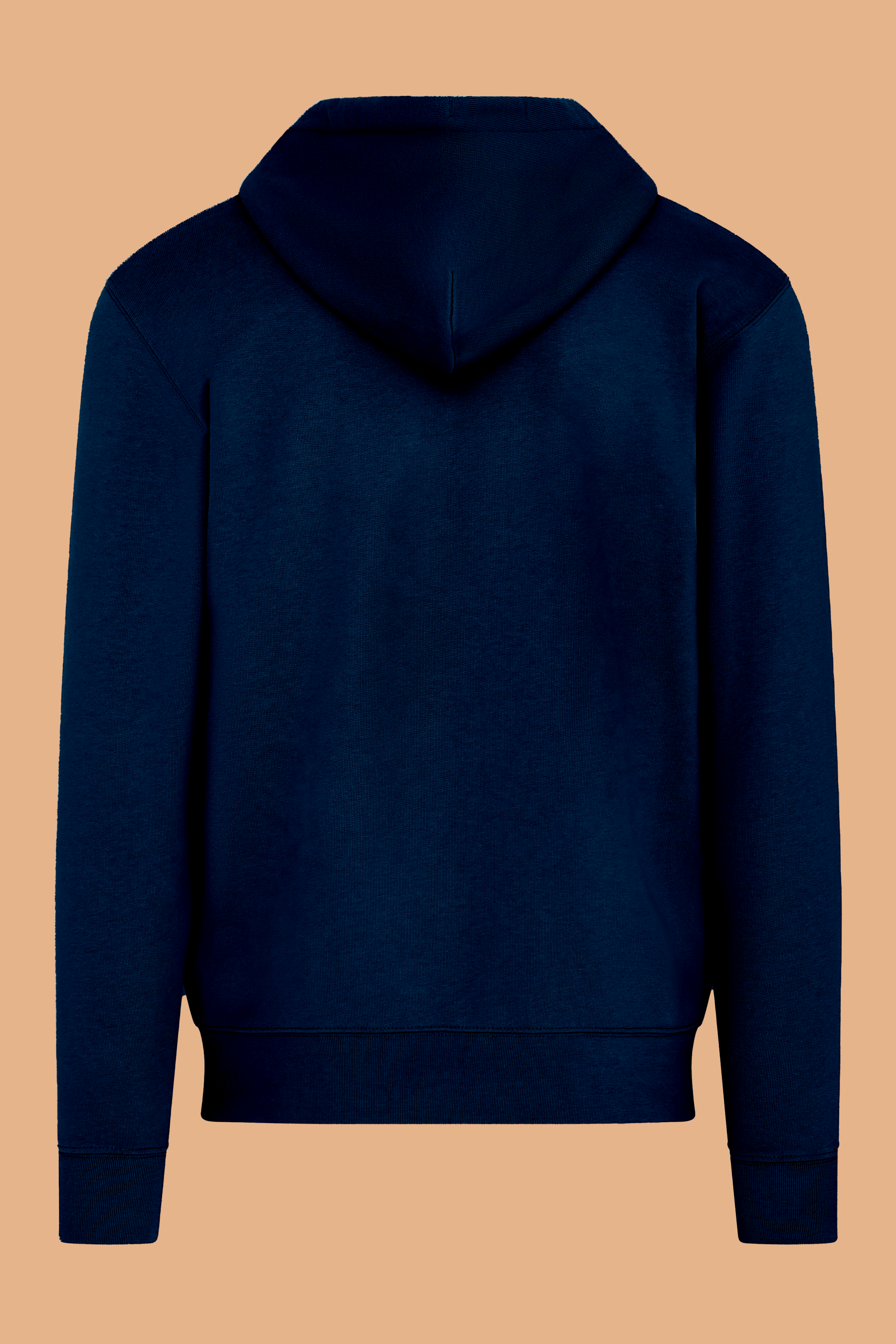 Embroidered P Zip-Up Hoodie