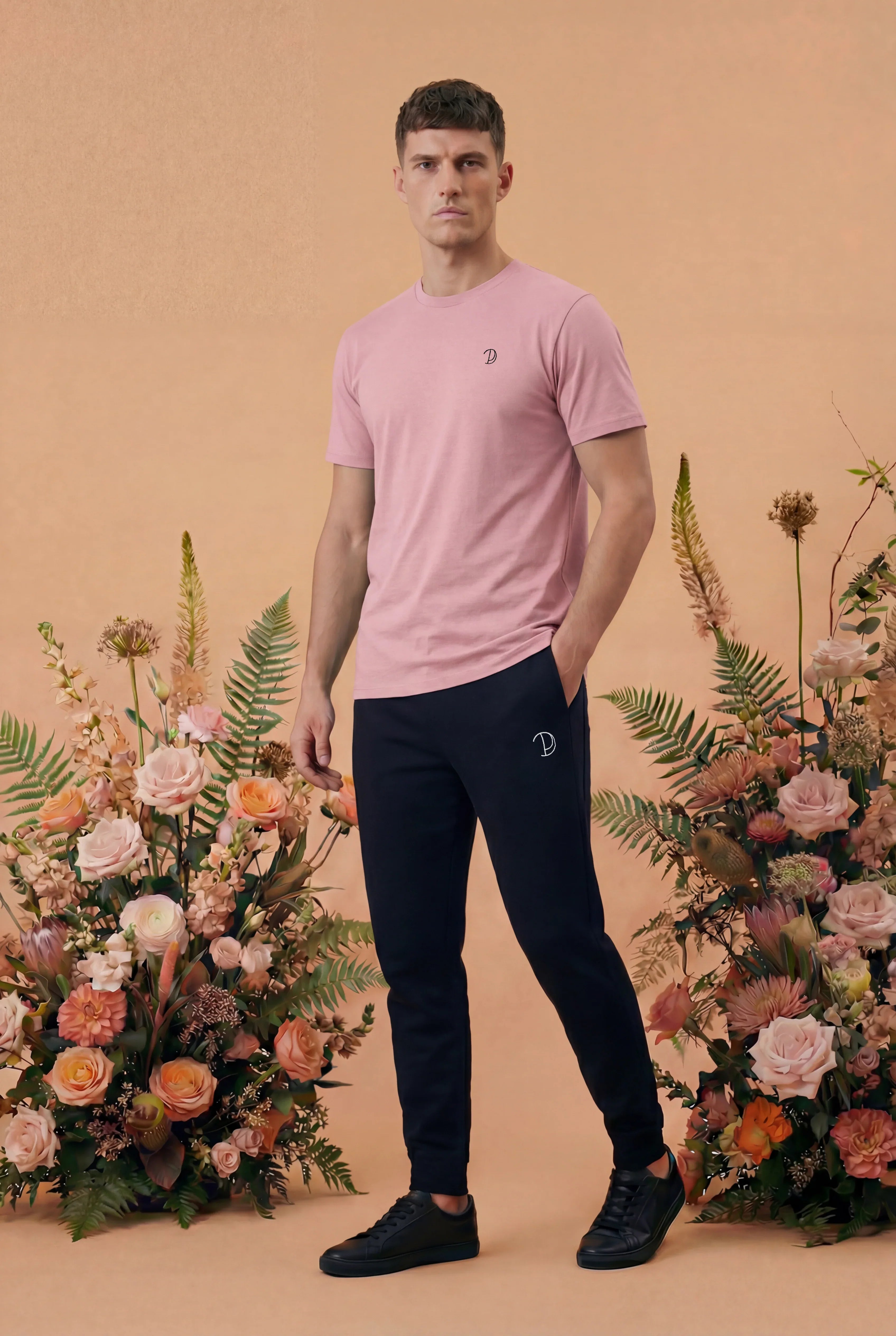 Broderet P-T-shirt