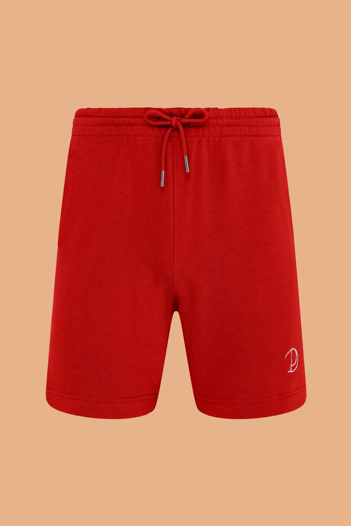 Shorts mit P Stickerei