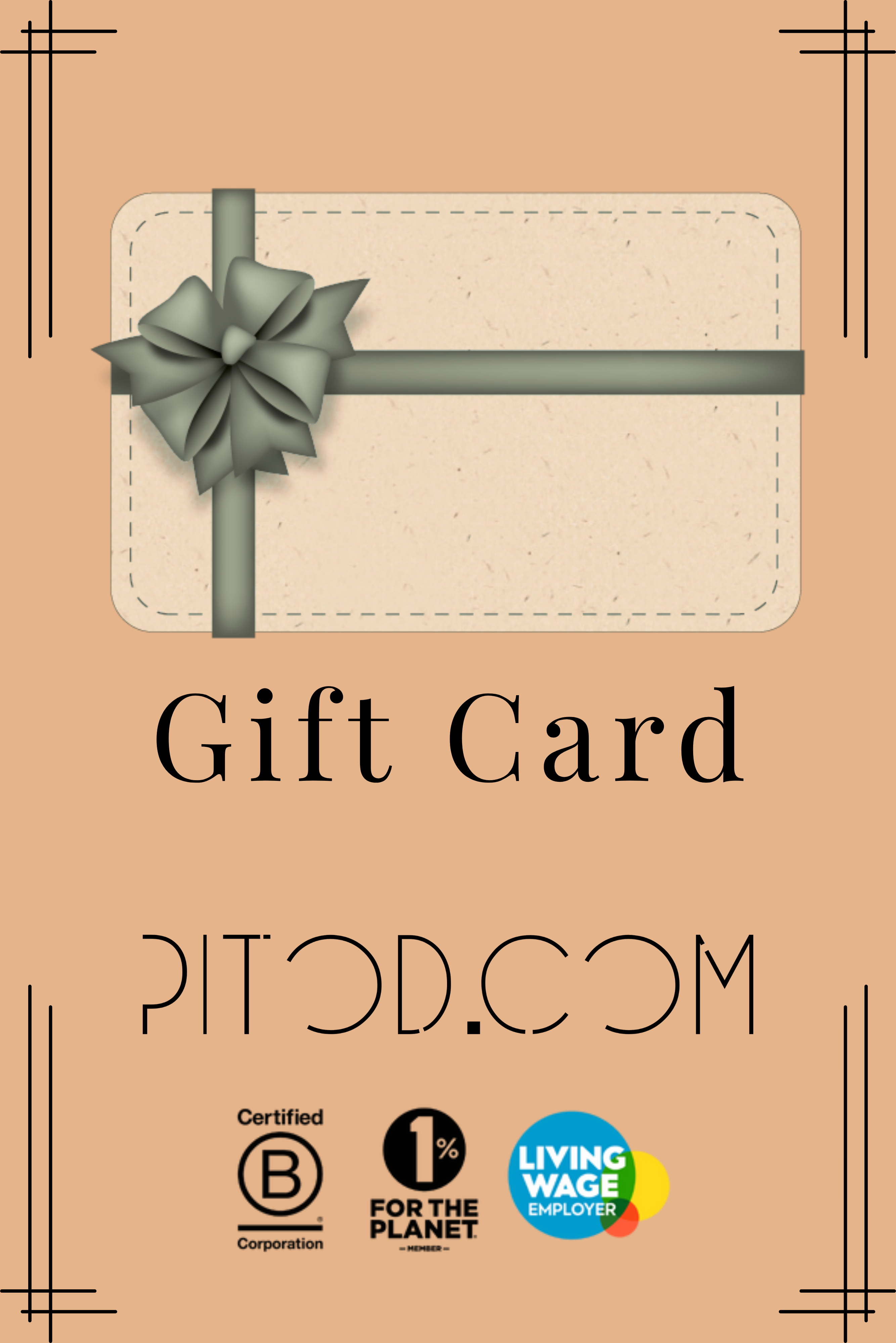 Pitod.com lahjakortti