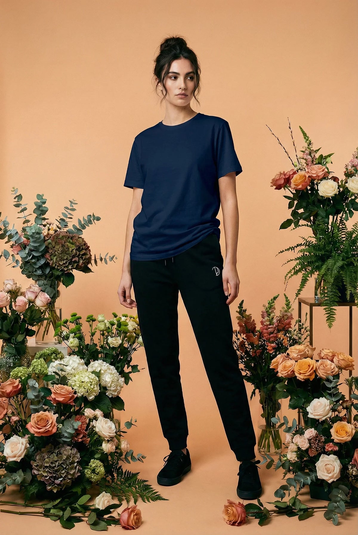 Pitod French Navy Organic Cotton T-Shirt – Unisex | Pitod | Size XXS