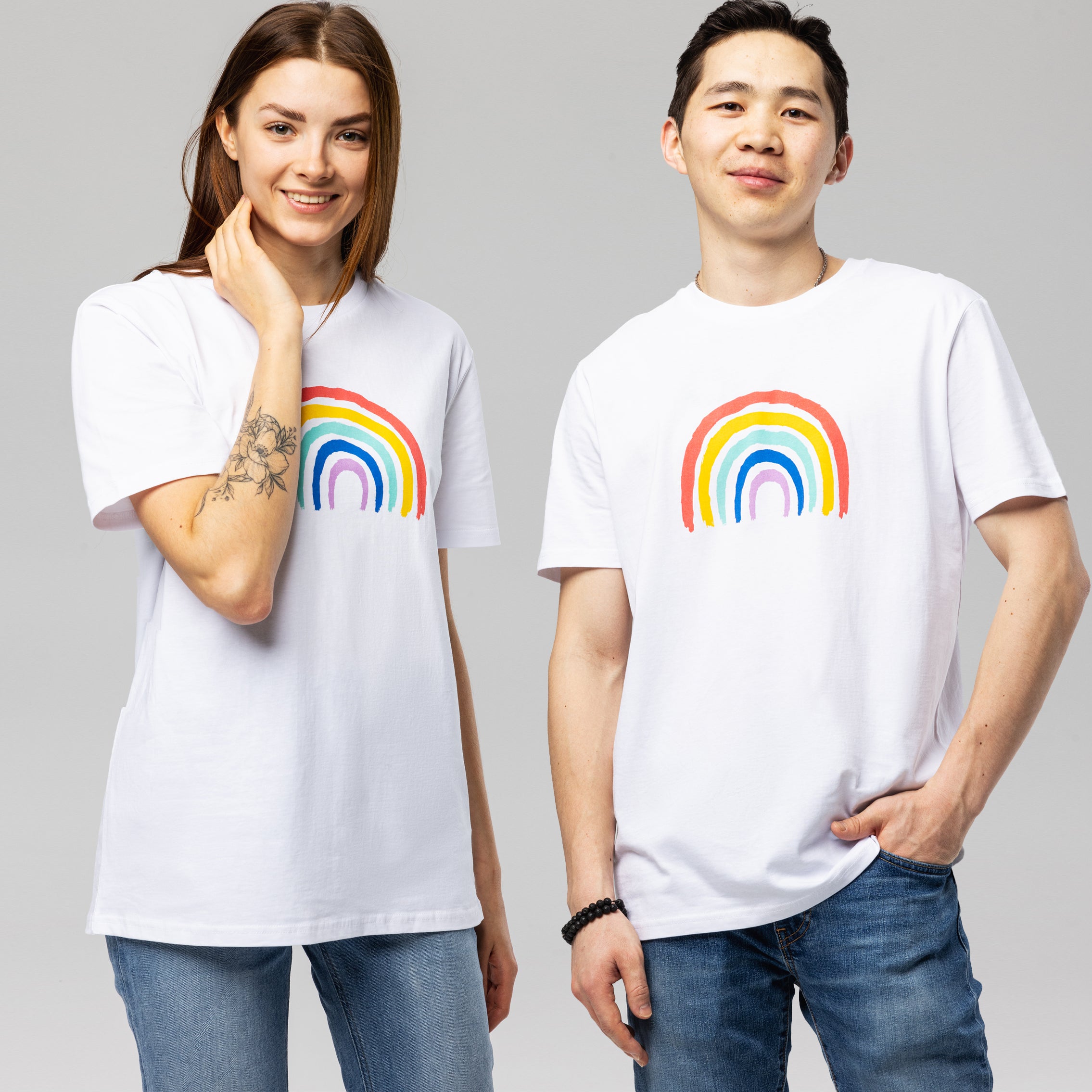 Rainbow T-Shirt - Pitod Sustainable Genderless Ethical Fahion Brand