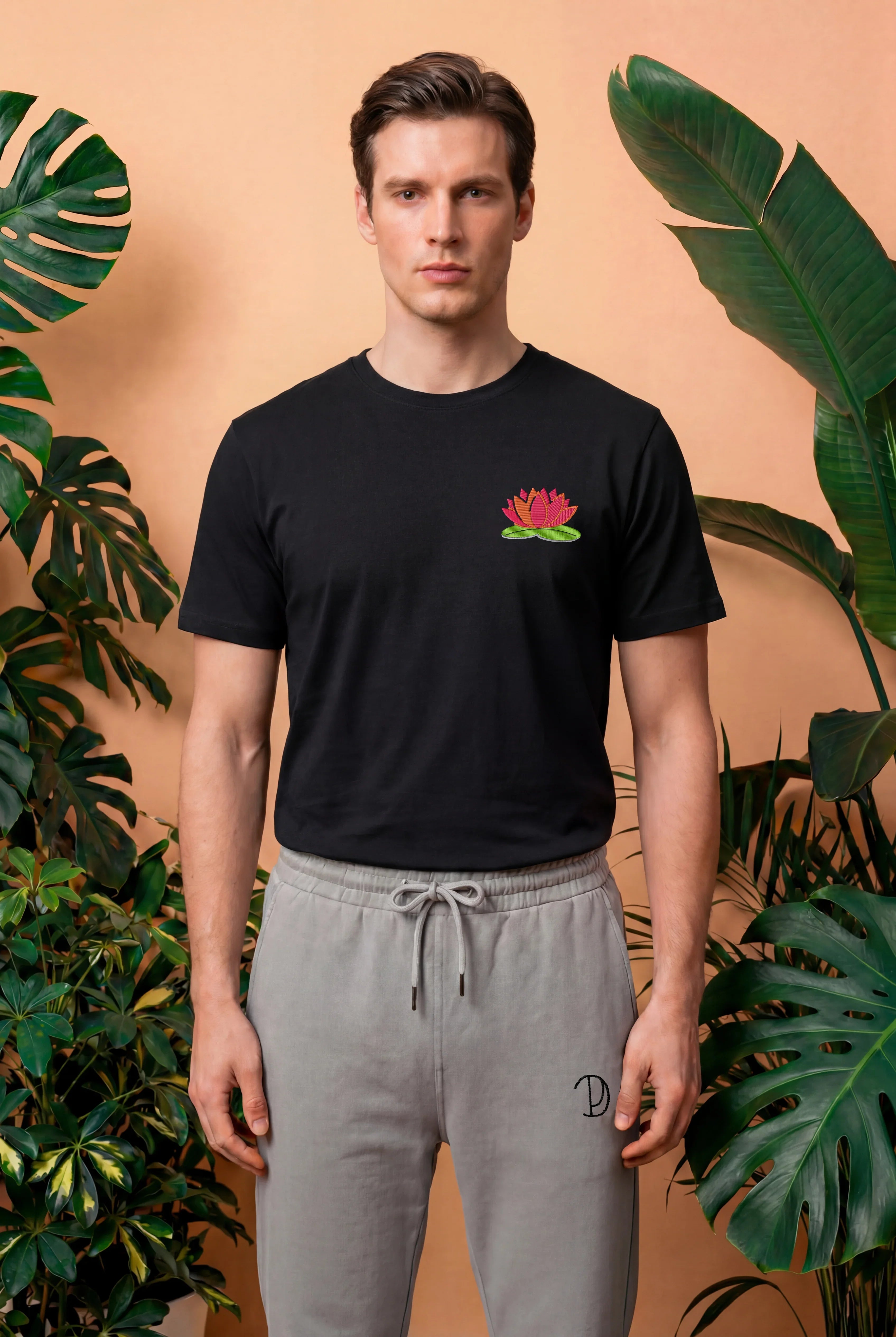 T-shirt med näckrosor