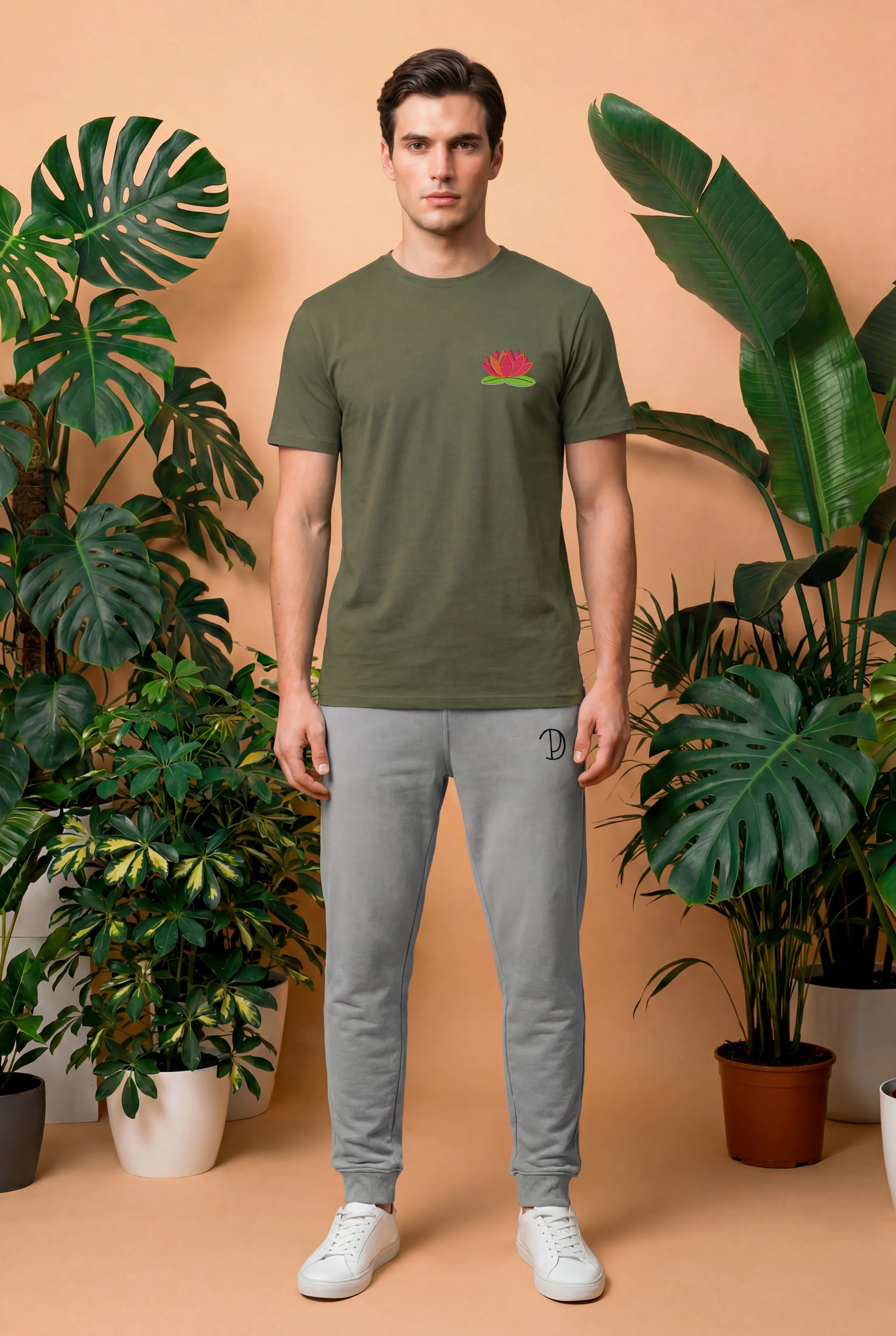 T-shirt med näckrosor