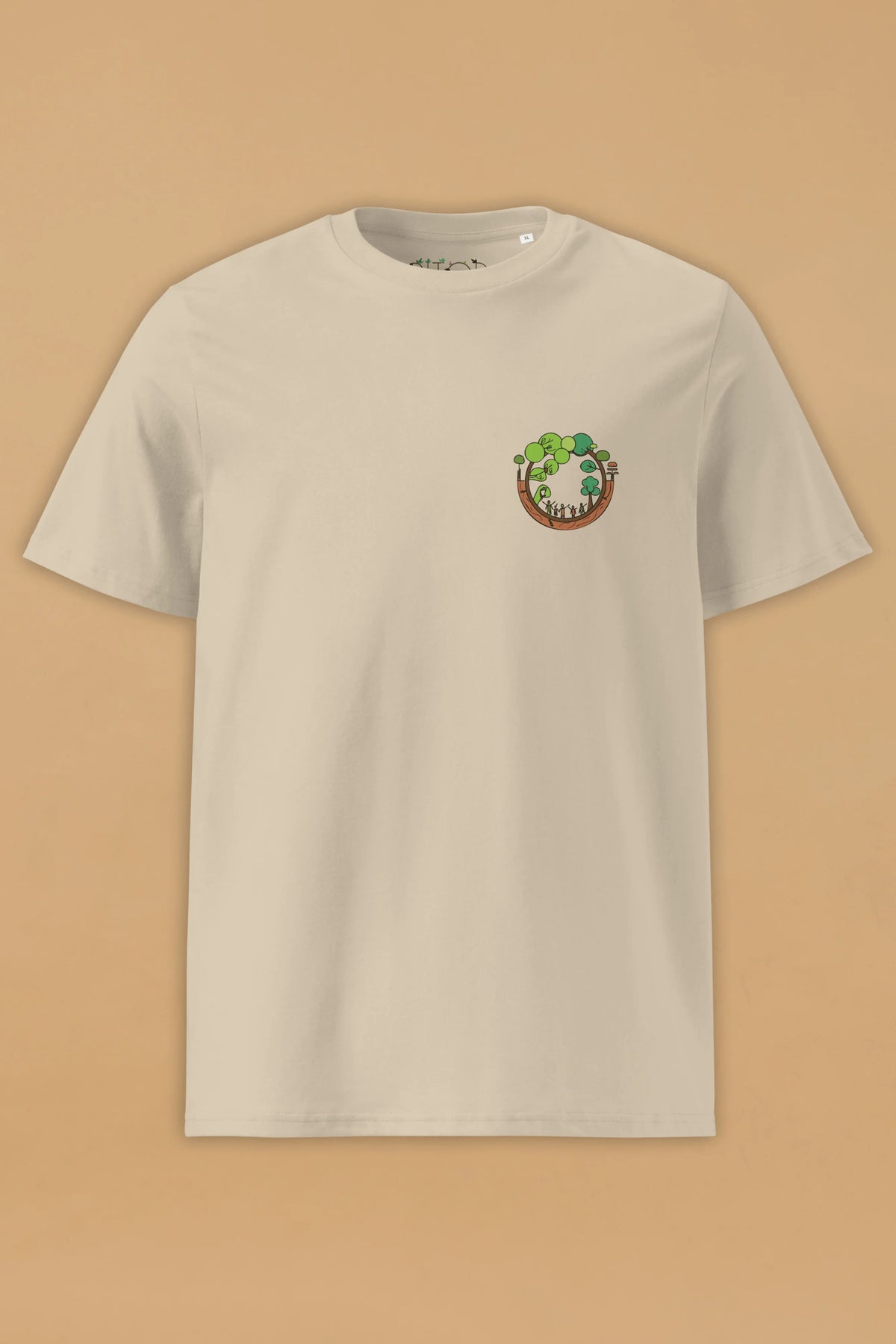 Circle of Life Desert Dust Organic Cotton T-Shirt – Unisex | Pitod | Size S