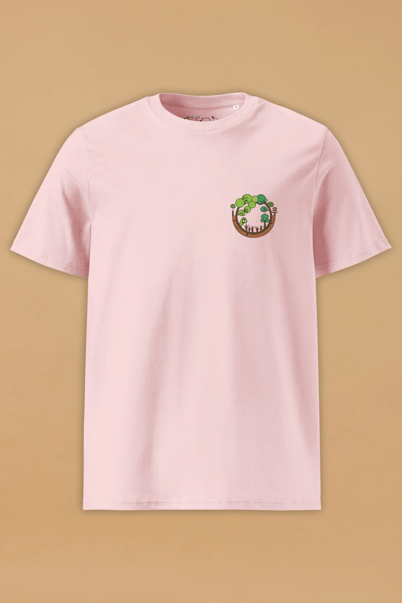 Circle of Life T-Shirt Cotton Pink T-Shirts Aanbiedingsprijs €42,95