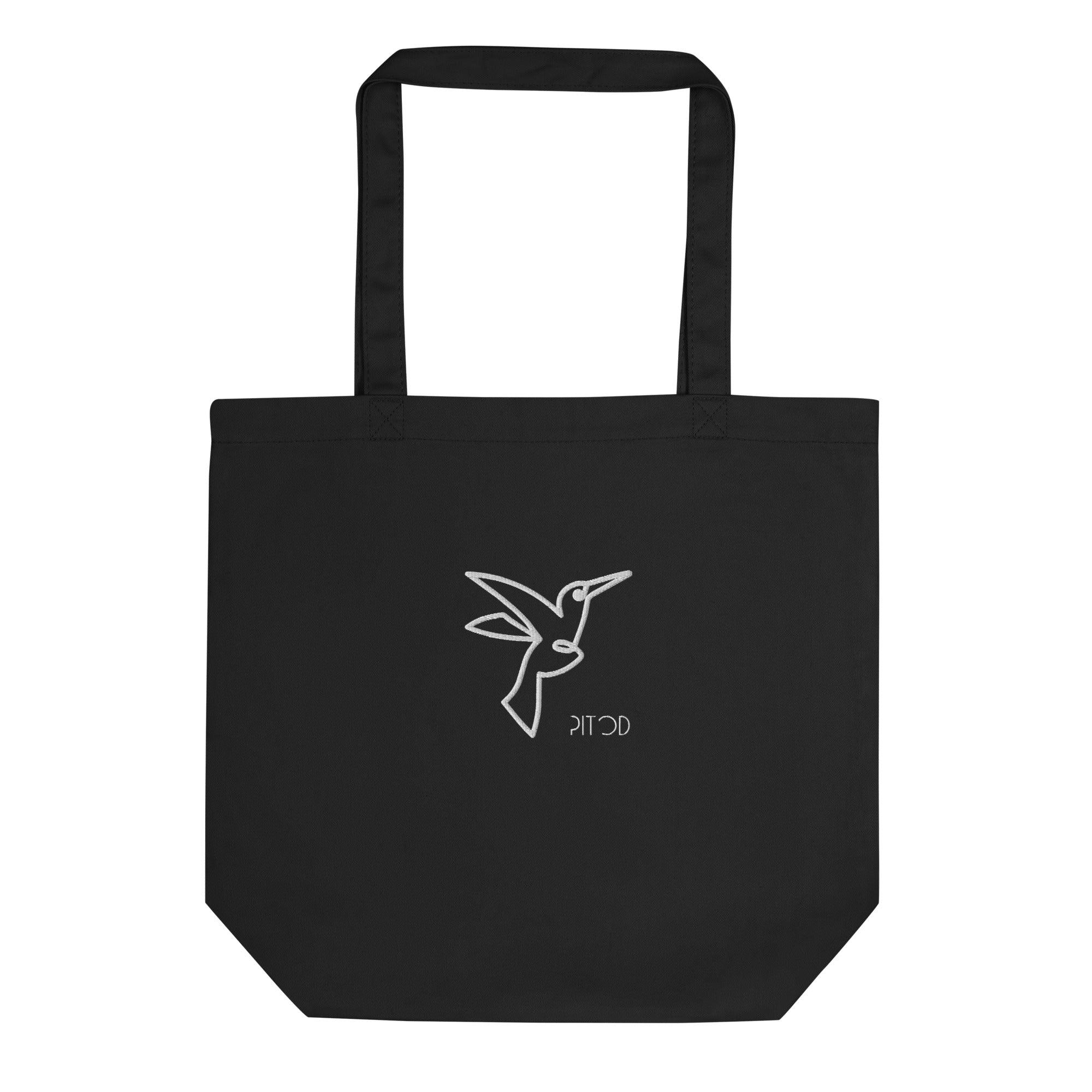 Embroidered Hummingbird Tote Bag | Shopping Totes | pitod.com