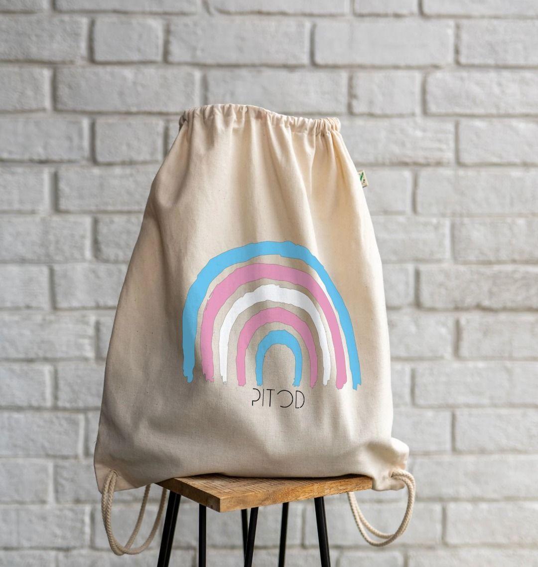 Transgender Regenboog Trekkoord Tas