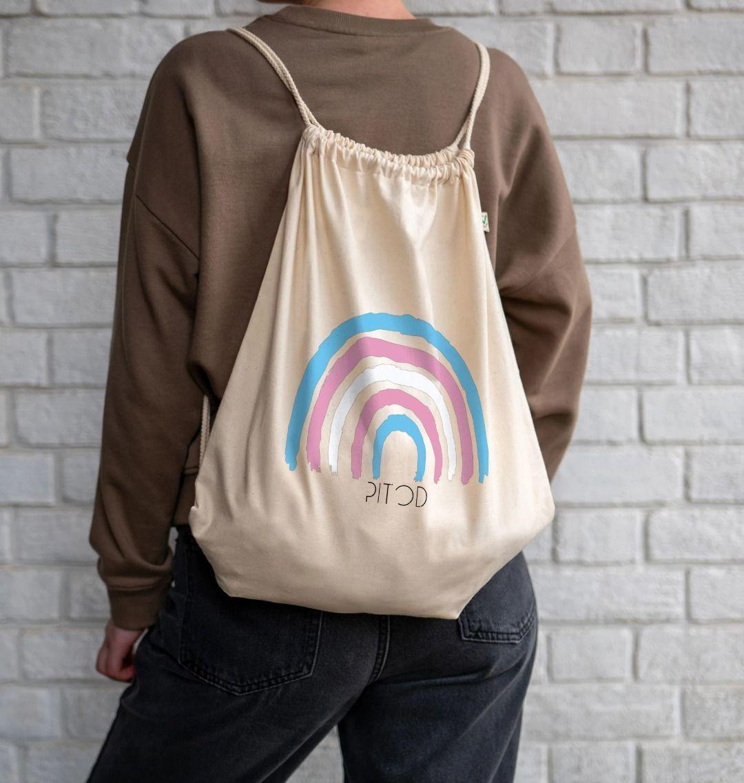 Transgender Regenboog Trekkoord Tas