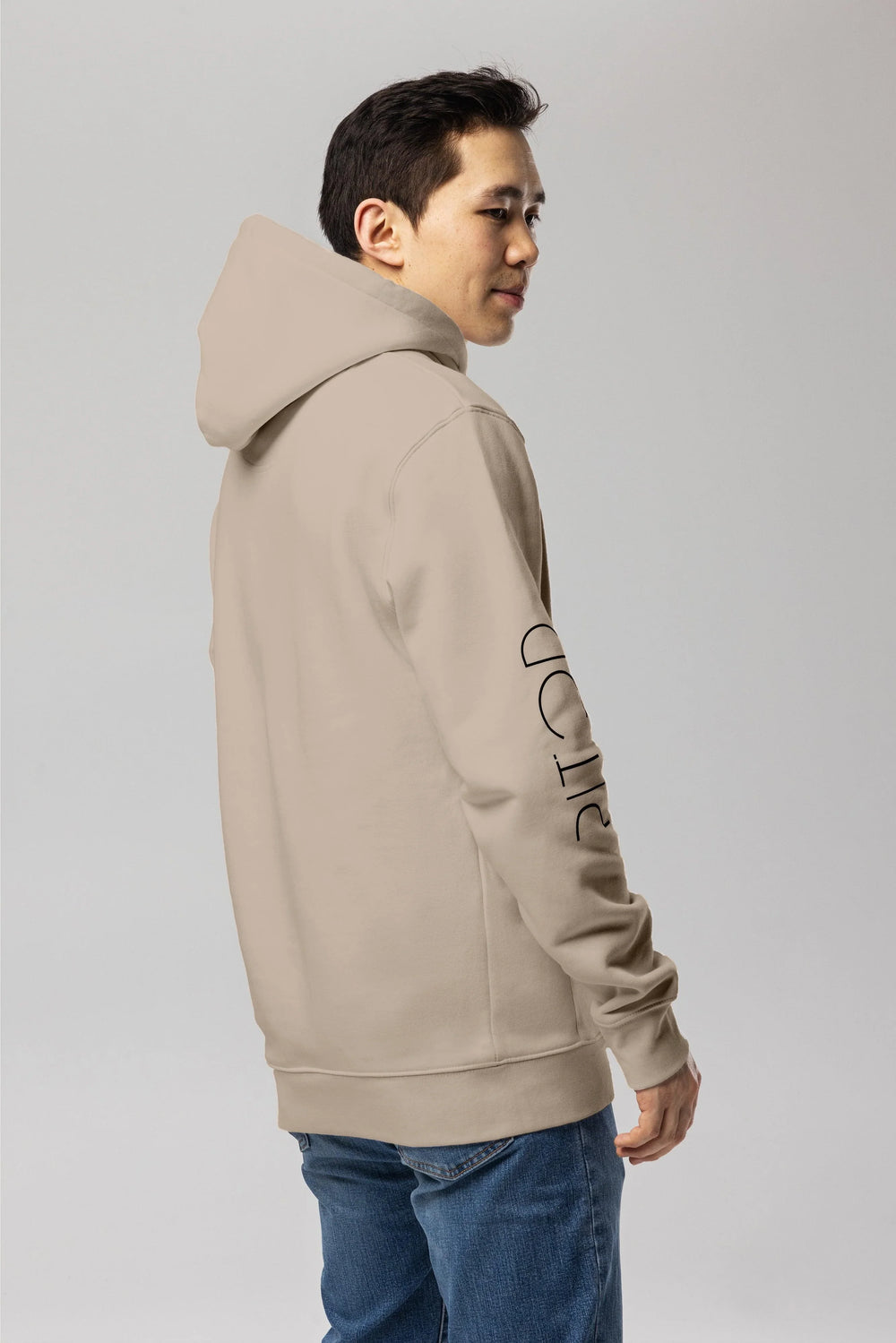 Pitod Sleeve Desert Dust Organic Cotton Hoodie – Unisex | Pitod | Size S